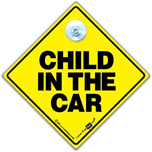 Знак Бебе в колата, Знак Бебе на борда, Знак Внук на борда На прозореца на колата, Предупредителен Авто знак