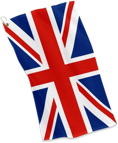 ExpressItBest Кърпа за голф/Спорт - Знаме на Обединеното Кралство - Англия