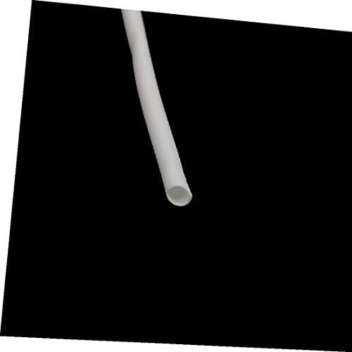 X-DREE Дължина 20 М, вътрешен диаметър 1 мм, свиване тръба с полиолефиновой изолация, тел Бяла (дължина 20 М,