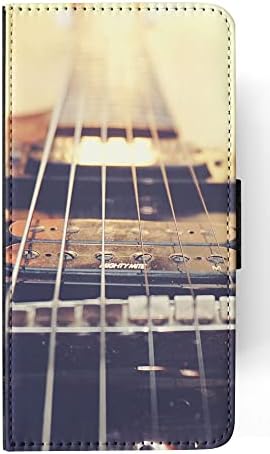 Музикални струни китара 4, калъф-портфейл с панти капак, калъф за телефон Apple iPhone 12 PRO MAX