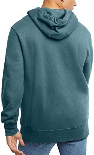 Мъжки Hoody Hanes Originals, Тежък мек вълнен плат Пуловер с качулка за мъже