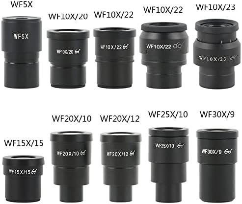 Аксесоари за микроскоп, за Възрастни и Деца, Една двойка WF10X, WF15X, WF20X, WF25X, WF30X, Окуляр за Стереомикроскопа,