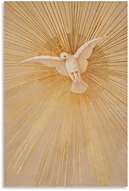 Изкуството на Светия Дух, Светият Дух, Свято Изкуство Гълъб на мира Плакат Платно Стенни Артистични Щампи за