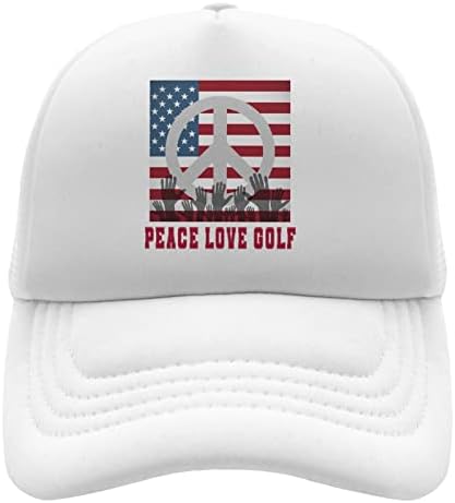 Бейзболна шапка за голф peacee Love Golf бейзболни Шапки за момичета Графична Деним Шапка Регулируем