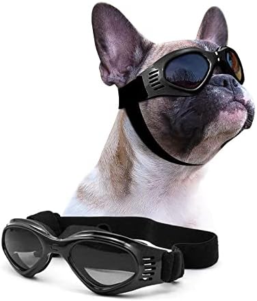 Petleso Очила за кучета от Средните породи, Слънчеви Очила за кучета от Средните породи, Ветроупорен, Черни