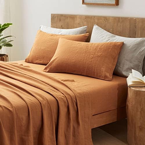 Спално бельо ATLINIA Комплект спално бельо - френски ленени кърпи King Size Спално бельо от органичен лен