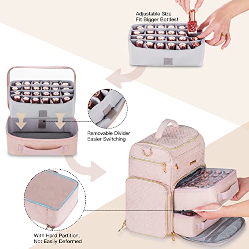 Чанта-органайзер за лак за нокти BEGULF с множество джобове за съхранение на УЛТРАВИОЛЕТОВИТЕ лъчи, Организаторите