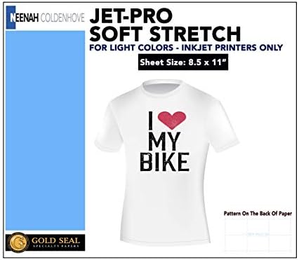Утюжок на хартия за топлопреминаване JET-PRO® SS SofStretch 250 Листа В опаковка 8,5 X 11