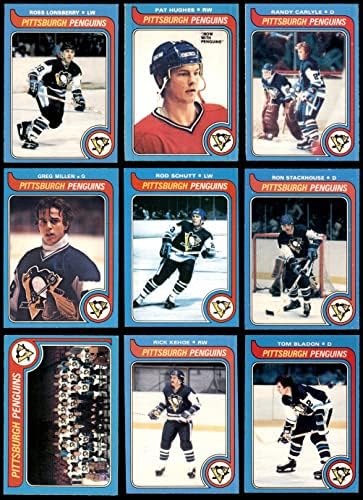1979-80 О-Пи-Джи Питсбърг Пингуинс Около команден сет Питсбърг Пингуинс (сет) EX/MT+ Penguins