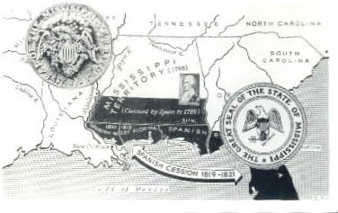 В мексиканския залив, Мисисипи, Пощенска Картичка