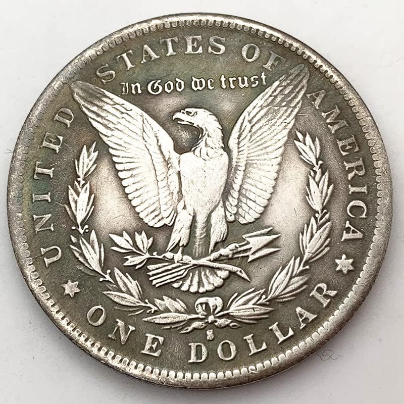 Американската главата 1888 година, колекция от антични възпоменателни монети от старата мед и сребро, сребърни