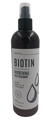 Средство за сгъстяване на косата Custom Nature с чист биотин 10 в 1, Незаличими крем и средство за разнищване