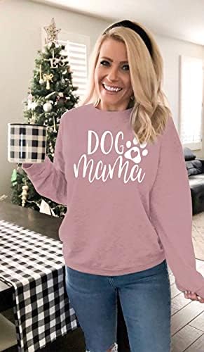 ALLTB Hoody За Майки с Кучето, на Женската Риза За Майки С Кучето, Пуловер, Сладък Пуловер с Кучето, тениски
