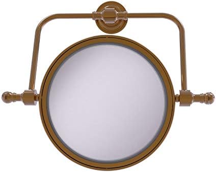 Колекция Allied Brass RDM-4/2X Retro Dot Стенно Управляемият огледало с Диаметър 8 инча с Козметично огледало