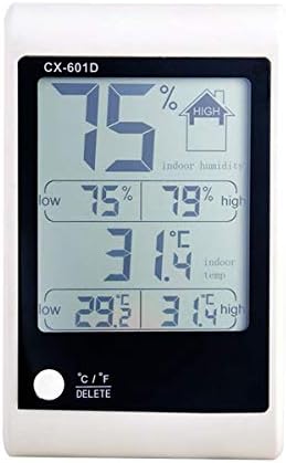 WODMB Термометър Цифров LCD Термометър за стая Влагомер, машина за висока точност Електронен Термометър и Влагомер, функция памет На закрито