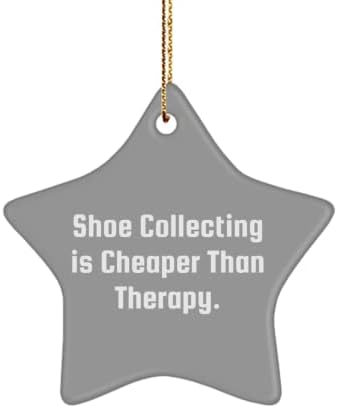 Подаръци за колекционери обувки шега, колекциониране на обувки е по-евтино, отколкото терапия., Бижу във формата