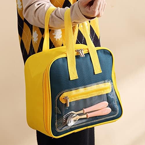 Slaipo, 2 комплекта, Изолирано чанта за обяд, Преносима Чанта за обяд за мъже и жени за работа в офис, Здрава