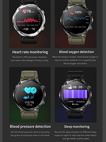 Смарт часовници Мъжки Дамски Фитнес часовник Bluetooth с функция за сън с честота на сърдечните Съкращения Водоустойчива
