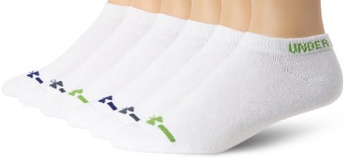 Мъжки заредени памучни чорапи Under Armour без показване (опаковка от 6 броя)