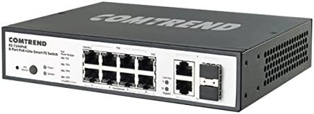 Comtrend на 8-port PoE + Lite - интелигентен комутатор 10/100 Fast Ethernet с 2 гигабитными порта, поддържа