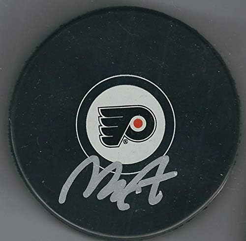 Хокейна шайба Морган ФРОСТ Филаделфия Флайърс с автограф - за Миене на НХЛ с автограф