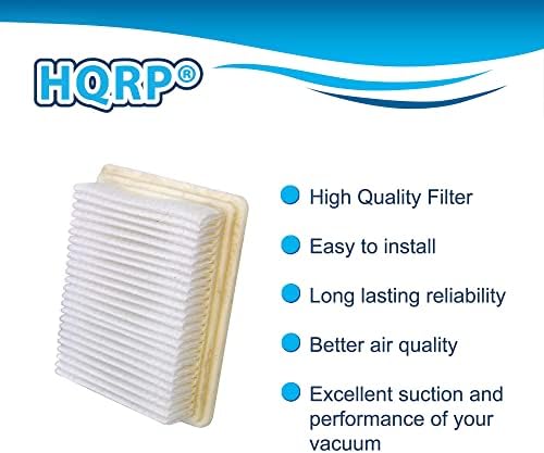 Филтри HQRP в опаковка от 2 теми, съвместими с вертикална прахосмукачка Hoover FloorMate FH40000, FH40010, FH40010B,