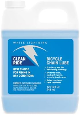 White Lightning Clean Ride Оригиналната Самоочищающаяся Восъчна Смазка за велосипедни вериги