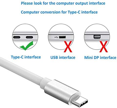 JRDHGRK USB C 3.1 към HDMI-Съвместим USB 3.0 Докинг център 3 в 1 C USB Адаптер 4K Видео PD Конвертор за Зареждане