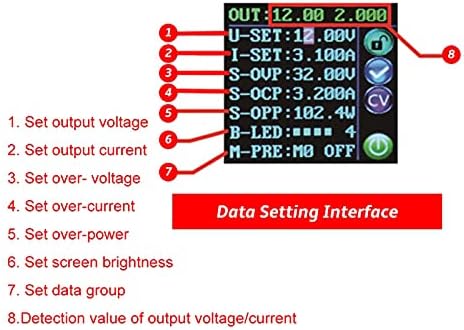 Модул захранване + стъпка надолу конвертор, Модул на дисплея Walfront Цифров Преобразувател Програмируем, LCD