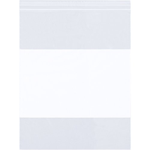 Бял блок, отново закрываемый, 4-миллиметровые найлонови торбички, 5 х 8, Прозрачен, 1000 / Калъф