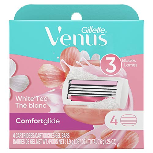 Дамски ножчета за Бръснене Gillette Venus ComfortGlide White Tea За бръснене - 4 Презареждане