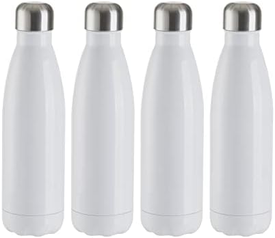 Детайли за сублимационных бутилки за вода Занаятите Express на 17 унции Бял цвят -спортна бутилка за вода от