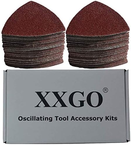 XXGO 4 Бр 3,5-Инчови Триъгълни Шлайфане площадки с колеблив мультитулом с плетене на една кука и линия № XG9004