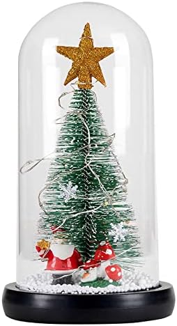 Коледен Творчески Подарък NC, Кедрово Прозорец, Украшенное Led Подсветка, със Стъклен Капак, Бижута, Звезден