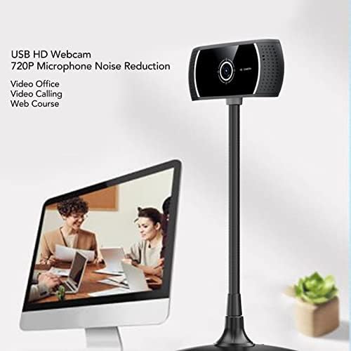 Уеб камера C185 HD уеб камера 720P с микрофон, въртящи се на 360 градуса, 30 кадъра в секунда, USB КОМПЮТЪР,