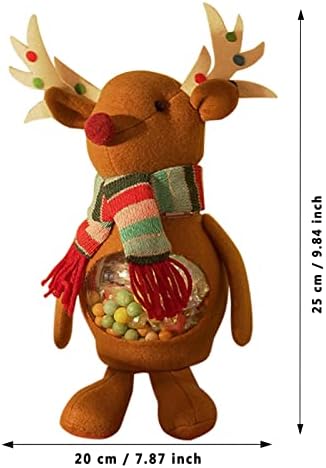 Коледна Банка За съхранение на шоколадови Бонбони Дядо коледа, Снежен човек Банка За Бонбони Коледна Украса