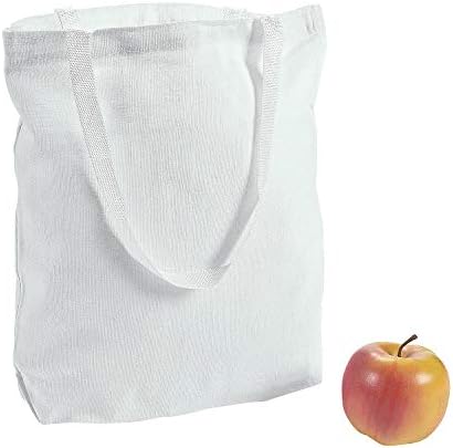 Бели Холщовые чанти Направи си сам- 6 бр. - Изделия за деца и Забавни домашни занимания