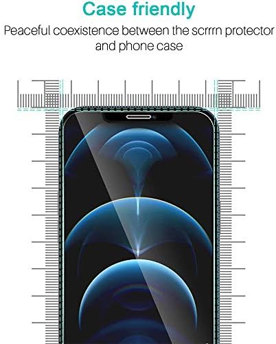 Защитно фолио от закалено стъкло Acediar за iPhone 12 Pro Max 【6,7 3 опаковки】 Защитно фолио от стъкло с висока