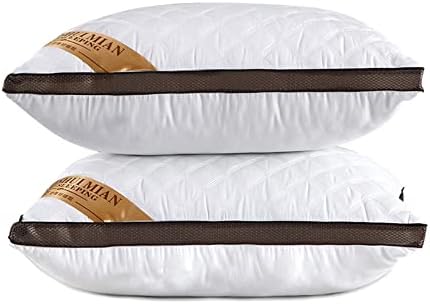 TSUTOMI Bed Възглавници за спане на 2 Опаковки Стандартен размер Луксозен Хотелски качество Меки Алтернативни