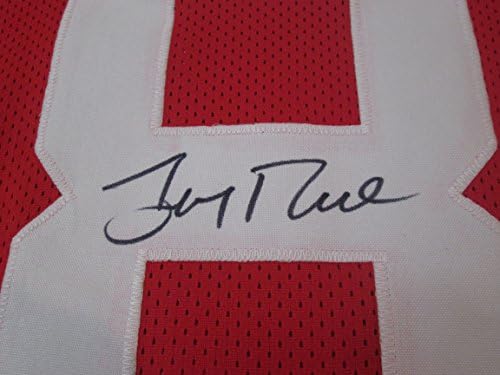 Изработена по Поръчка на Майк с автограф Джери Райс от Сан Франциско 49ers - Удостоверяване на Лична холограми
