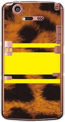 Втора кожа ROTM Леопард Жълт цвят (прозрачни) Дизайн ROTM/за МЕДИИ X N-07D/docomo DNCN7D-PCCL-202-Y389