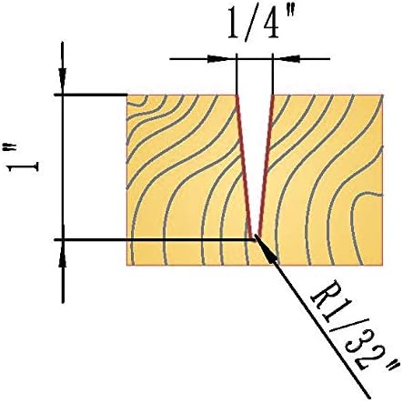 Твердосплавная спирално-конусни 3D резба BETOP 2F, на ъгъла на тънки 5 градуса, 1/16 x1 x1/4