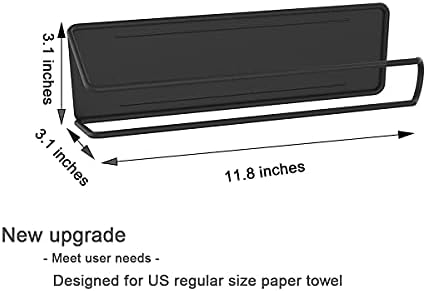Couwilson Стенен Органайзер за подправки 15,7 инча в 2 опаковки и магнитен държач за хартиени кърпи 11.8 инча
