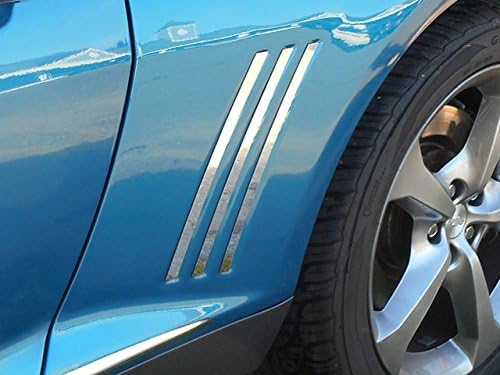 КАВ е съвместим с Chevrolet Camaro 2010-2015, странична вентилационна панел от неръждаема стомана от 6 части,