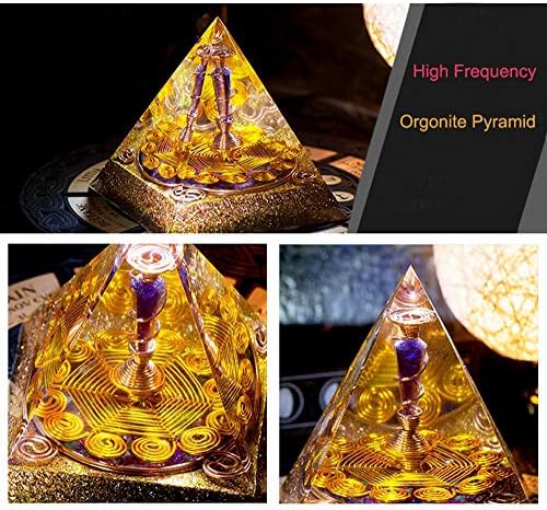 Генератор На Енергия На Пирамидата От Оргонита, Аметист Лазерна Пръчица - Духовен Растеж