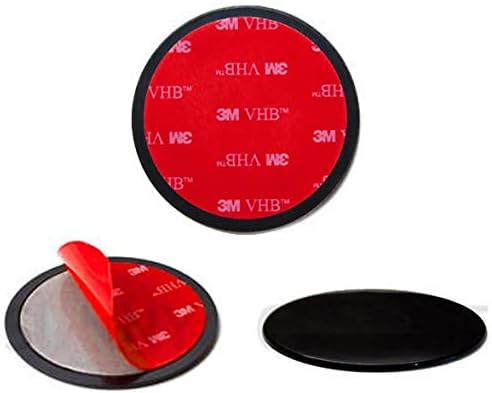 Универсалният диск за табло Navitech 80 мм (двойна опаковка) с кръгла лепило, съвместим с вендузи за предното стъкло, Съвместим с Jinwode