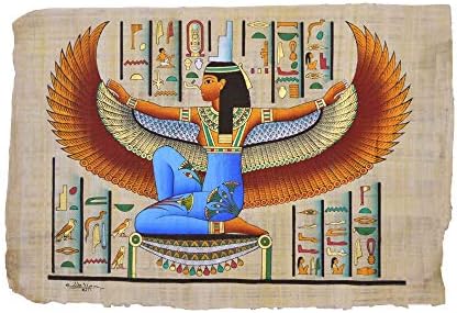 Планина, Египетски Artesanía Изида е Богинята на Любовта на египетския папирус Оригинална Ръчно изработени и