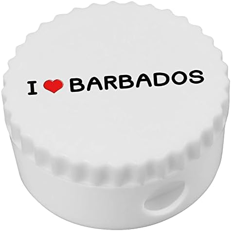 Компактен острилка за моливи Azeeda I Love Барбадос (PS00031507)