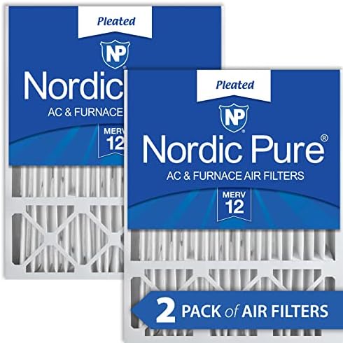 Заменяеми въздушни филтри Honeywell за климатици Nordic Pure 20x25x5 MERV 12 пъти, 2 опаковки