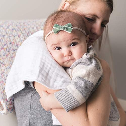Муслиновые кърпички Natemia за новородени от оригване | Голям размер 21 x 11 | Супер Впитывающий и ультрамягкий